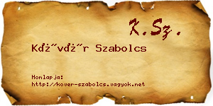 Kövér Szabolcs névjegykártya